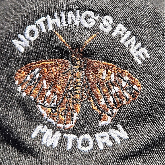 Stay Home Club Song Lyric Strapback Hat - Picture 2 of 3